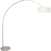Steinhauer - stehlampe - Sparkled Light - stahl - leinen metall - von STEINHAUER