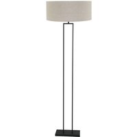 Steinhauer - stehlampe - Stang - schwarz - leinen metall - ø 50cm von STEINHAUER