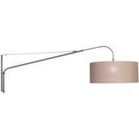 Steinhauer - wandleuchte - Elegant Classy - stahl - metall stoff Steinhauer - wandleuchte - Elegant Classy - stahl - metall stoff von STEINHAUER