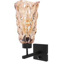 Steinhauer - wandleuchte - Stang - bernstein - glas metall - von STEINHAUER