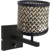 Steinhauer - wandleuchte - Stang - schwarz - bambus metall - Steinhauer - wandleuchte - Stang - schwarz - bambus metall - von STEINHAUER