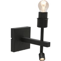 Wandleuchte - Stang - schwarz - metall - einzelne - Steinhauer von STEINHAUER