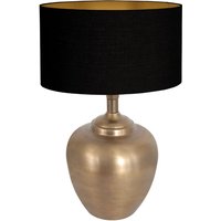 Tischlampe - Brass - bronze - leinen metall - ø 40cm - Steinhauer Tischlampe - Brass - bronze - leinen metall - ø 40cm - Steinhauer von STEINHAUER