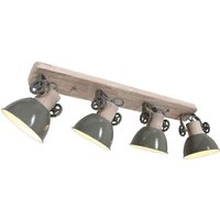 Mexlite - spot - Gearwood - grün - metall gummibaumholz - von STEINHAUER