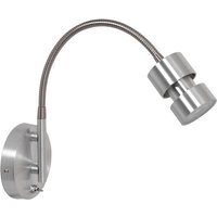 Steinhauer - wandlamp Natasja led - leinen - metall - 3094ST - Leinen von STEINHAUER