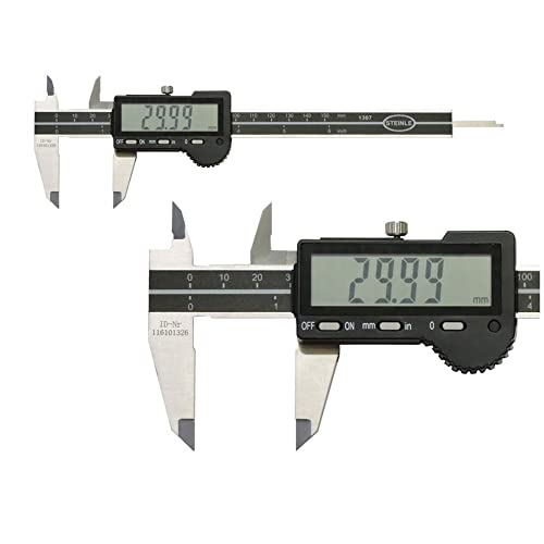 STEINLE 1307 Digital Messschieber 150 mm Ablesung: 0,01 mm Tiefenmaß: flach von STEINLE
