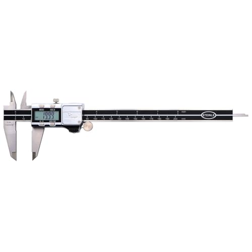 STEINLE 1424 Digital IP67 Messschieber 200 mm mit Feststellschraube, Ablesung: 0,01 mm Tiefenmaß eckig von STEINLE
