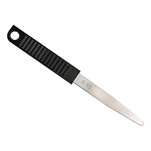 STEINLE 4114 Fühlerlehren/Fühlerlehre mit Griff - Einzelblatt 0,9 mm Ventil Einstellehre - Blattstärke: 0,9 mm von STEINLE