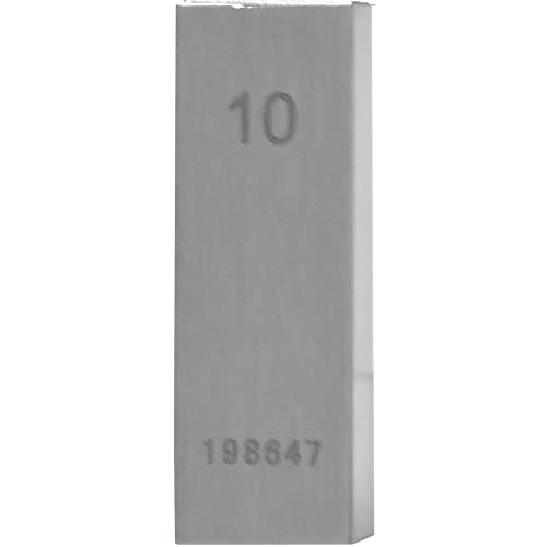 STEINLE 4202 Einzel Parallel Endmaß Stahl 10 mm DIN EN ISO 3650 mit Toleranzklasse: 1 von STEINLE