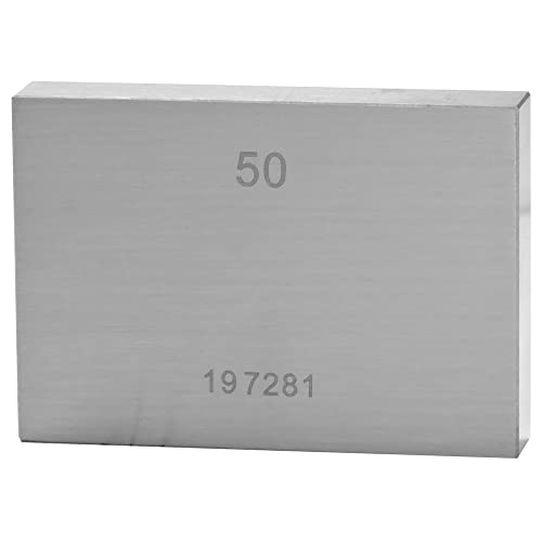 STEINLE 4202 Einzel Parallel Endmaß Stahl 50 mm DIN EN ISO 3650 mit Toleranzklasse: 1 von STEINLE