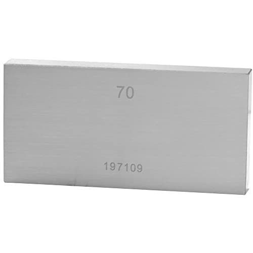STEINLE 4202 Einzel Parallel Endmaß Stahl 70 mm DIN EN ISO 3650 mit Toleranzklasse: 1 von STEINLE