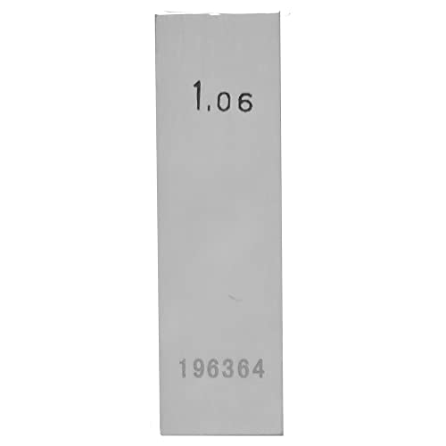 STEINLE 4213 Einzel Parallel Endmaß Stahl 1,06 mm DIN EN ISO 3650 mit Toleranzklasse: 2 von STEINLE