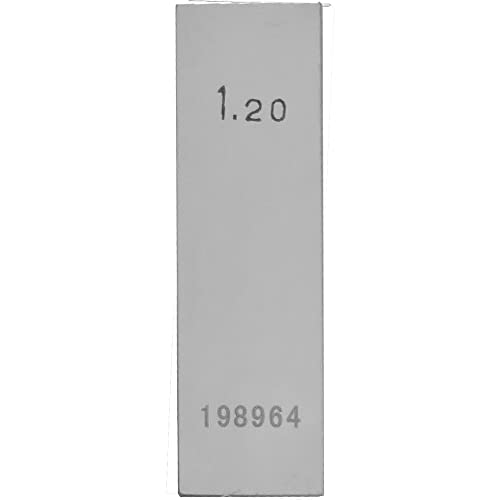 STEINLE 4213 Einzel Parallel Endmaß Stahl 1,2 mm DIN EN ISO 3650 mit Toleranzklasse: 2 von STEINLE