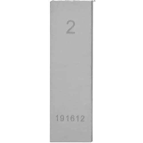STEINLE 4213 Einzel Parallel Endmaß Stahl 2 mm DIN EN ISO 3650 mit Toleranzklasse: 2 von STEINLE