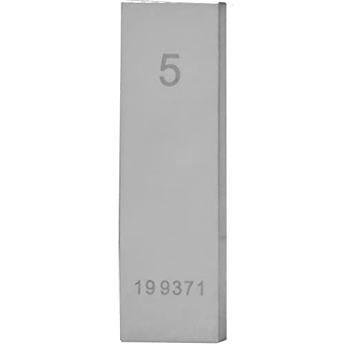 STEINLE 4213 Einzel Parallel Endmaß Stahl 5 mm DIN EN ISO 3650 mit Toleranzklasse: 2 von STEINLE