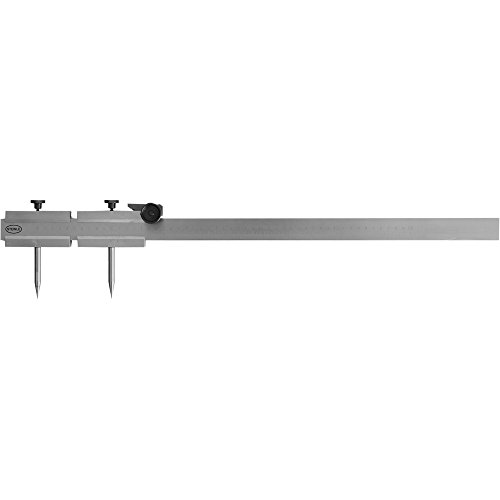 STEINLE 5301 Präzisions Stangenzirkel Messschieber mit Feineinstellung durch Reibrad Messbereich: 500 mm Querschnitt: 25x6 mm von STEINLE