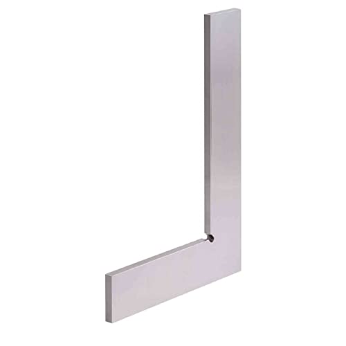 STEINLE 6316 Flachwinkel ohne Anschlag 400 x 265 mm INOX Rostfrei - DIN875/1 Querschnitt:40 x 8 mm von STEINLE