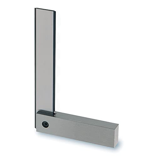 STEINLE 6324 Präzisions Haarwinkel mit Anschlag 200 x 130 mm INOX Rostfrei - DIN875/00 Querschnitt:24 x 14 mm von STEINLE