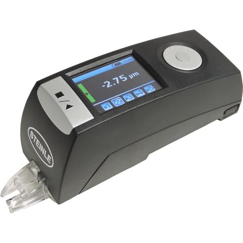 STEINLE 9350 Mobiles Rauheitsmessgerät RM5 Taster 2 µ/90 Grad mit Messbereich +/- 100 µm inkl. Werks-Kalibrierschein rückführbar auf DKD/DAkkS Normal von STEINLE