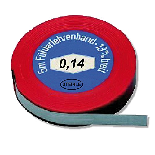 STEINLE Fühlerlehrenband/Fühlerlehre 0,14 mm 12,7 x 5000 mm von STEINLE