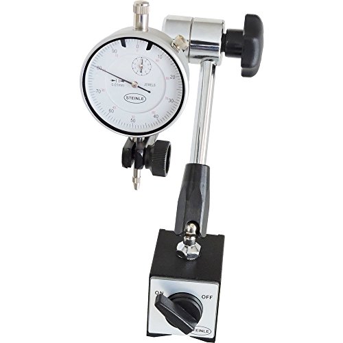 STEINLE Magnetstativ Messstativ Zentralklemmung inkl. STEINLE Messuhr im SET Messbereich 10/0,01 mm von STEINLE