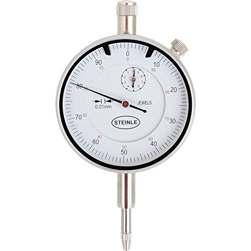 STEINLE Messuhr 3105 0-10 mm Ablesung: 0,01 mm Ziffernblatt: 58 mm Zeigerumdrehung: 1 mm von STEINLE