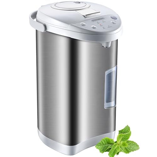 Thermopot 5 Liter | Perfekt für Glühwein geeignet | Edelstahl Heißwasserspender | Glühweinkocher | Wasserkocher | Wasserspender | Dispender | Thermoskanne | Glühweinspender | Teekocher von Steinborg
