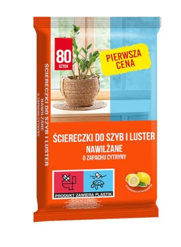 First Price Feuchttücher für Fenster und Spiegel/Für Zuhause/Für die Küche/Für die Toilette/Sehr saugfähig/Verleiht Glanz/Schimmer/Entfernt Staub/Streifen/Zitronenduft/ 80 Stück/Weiß First Price Feuchttücher für Fenster und Spiegel/Für Zuhause/Für die Küche/Für die Toilette/Sehr saugfähig/Verleiht Glanz/Schimmer/Entfernt Staub/Streifen/Zitronenduft/ 80 Stück/Weiß von STELLA