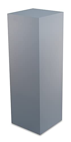 STEMA Seyfried Dekosäule, Podest in 3 Größen (80x25x25 cm, Seidengrau) Blumensäule, Blumenständer von STEMA Seyfried