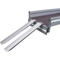 STEMA Auffahrschiene, HxL: 10 x 149 cm, Stahlblech - silberfarben STEMA Auffahrschiene, HxL: 10 x 149 cm, Stahlblech - silberfarben von STEMA