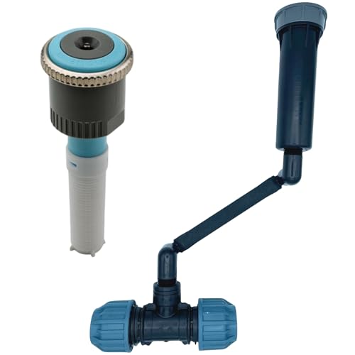 Hunter MP Rotator Profi-Installations-Set mit druckreguliertem PROS-04 Versenkgehäuse – Komplettset mit MP Rotator (1000-3500), Swing Joint, Kupplung & Versenkgehäuse (MP1000 210-270°, SJ - 15cm) von STEMAX-Wassertechnik