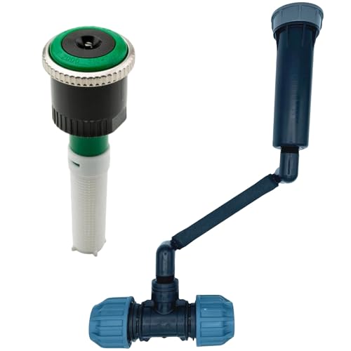 Hunter MP Rotator Profi-Installations-Set mit druckreguliertem PROS-04 Versenkgehäuse – Komplettset mit MP Rotator (1000-3500), Swing Joint, Kupplung & Versenkgehäuse (MP2000 210-270°, SJ - 15cm) von STEMAX-Wassertechnik