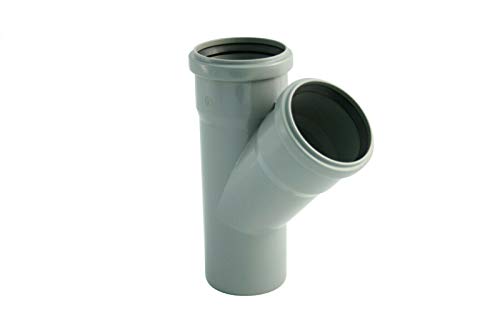 STEMAX-Wassertechnik Marley HT Abflussrohr HTEA-Einfach-Abzweig 45° in verschiedenen Ausführungen, Größe: DN40/40 von STEMAX-Wassertechnik
