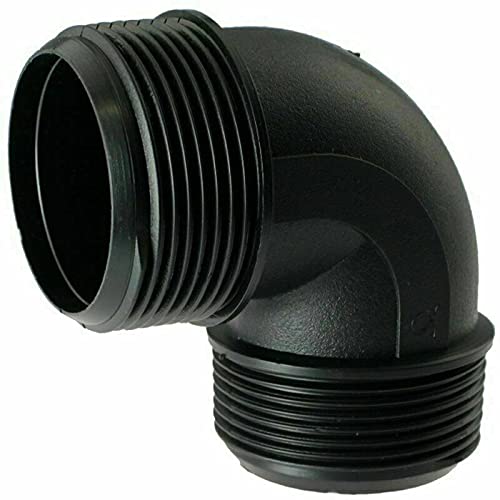 STEMAX-Wassertechnik: PP Gewindefitting, Winkel 90° AG x AG, Größe: 1 ¼“ x 1 ¼“ von STEMAX-Wassertechnik