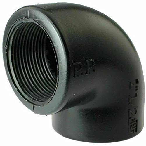 STEMAX-Wassertechnik: PP Gewindefitting, Winkel 90° IG x IG, Größe: 2" x 2" von STEMAX-Wassertechnik