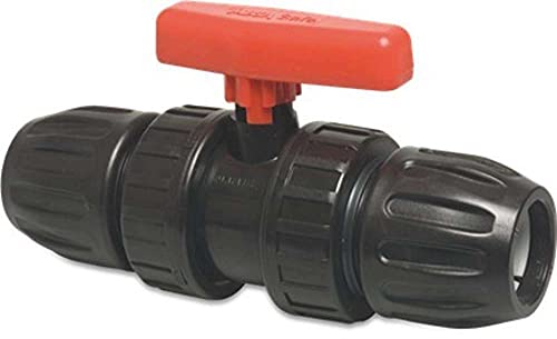 STEMAX-Wassertechnik: PP-Klemmverbinder, PP-Kugelhahn klemm x klemm, Typ Safe 500, Trinkwasserzertifiziert, Größe: 20mm x 20mm von STEMAX-Wassertechnik