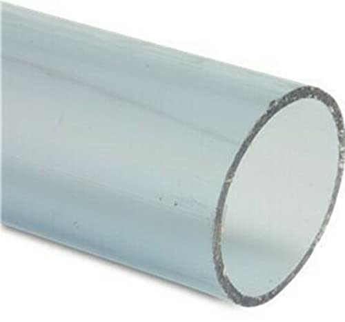 STEMAX-Wassertechnik: PVC-Druckrohr transparent, 1m, Außendurchmesser x Wandstärke, Größe: 50mm x 2,4mm von STEMAX-Wassertechnik