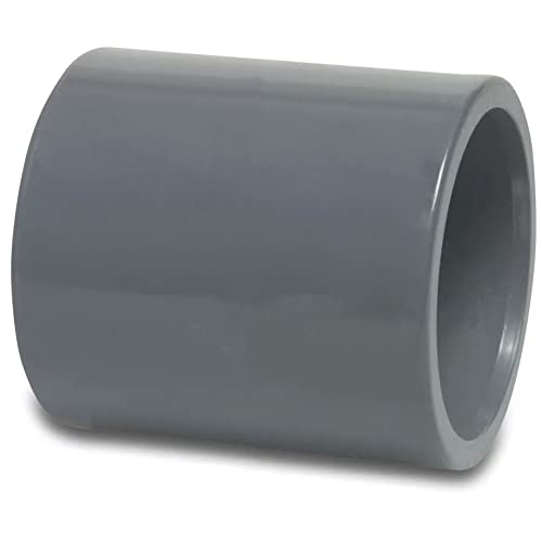 STEMAX-Wassertechnik: PVC-Klebefittings, Muffe, klebemuffe x klebemuffe, Größe: 16mm x 16mm von STEMAX-Wassertechnik