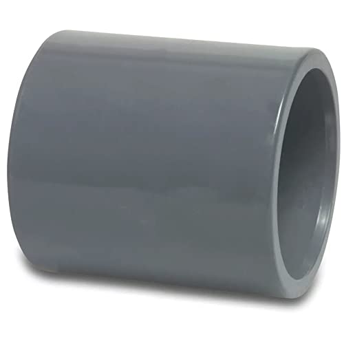 STEMAX-Wassertechnik: PVC-Klebefittings, Muffe, klebemuffe x klebemuffe, Größe: 25mm x 25mm von STEMAX-Wassertechnik