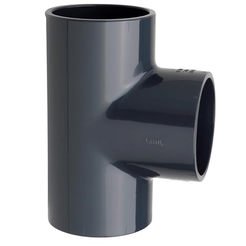 STEMAX-Wassertechnik: PVC-Klebefittings, T-Stück 90°, klebemuffe x klebemuffe x klebemuffe (12mm x 12mm x 12mm) von STEMAX-Wassertechnik