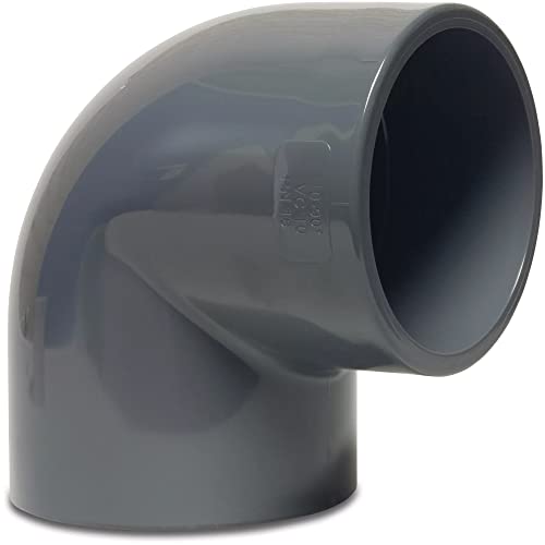 STEMAX-Wassertechnik: PVC-Klebefittings, Winkel 90°, klebemuffe x klebemuffe, Größe: 16mm x 16mm von STEMAX-Wassertechnik