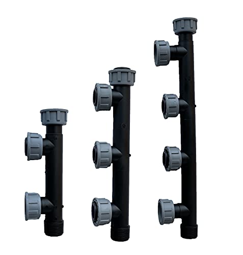 STEMAX-Wassertechnik: TAVLIT PP-Verteiler Fitting mit O-Ring, Verteiler in verschiedenen Größen, Größe: 2-Fach von STEMAX-Wassertechnik