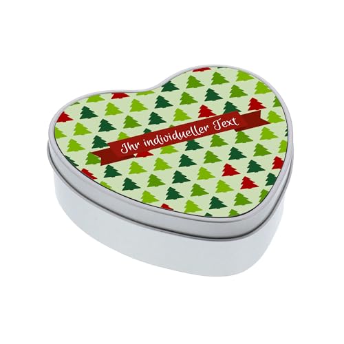 STEMPEL-FABRIK Geschenkdose in Herzform mit Aufdruck - Design Tannenbaum - Keksdose - Plätzchendose - Metalldose - Geschenkidee Weihnachten - Weihnachtsgeschenkbox - Geschenkbox STEMPEL-FABRIK Geschenkdose in Herzform mit Aufdruck - Design Tannenbaum - Keksdose - Plätzchendose - Metalldose - Geschenkidee Weihnachten - Weihnachtsgeschenkbox - Geschenkbox von STEMPEL-FABRIK