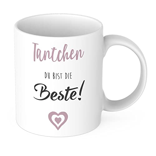 STEMPEL-FABRIK Keramiktasse mit Aufdruck - Tantchen, du bist die Beste! - Kaffeetasse mit Spruch - Bedruckte Tasse - Teetasse - Kaffeebecher - Geschenkidee Tante - Geburtstagsgeschenk STEMPEL-FABRIK Keramiktasse mit Aufdruck - Tantchen, du bist die Beste! - Kaffeetasse mit Spruch - Bedruckte Tasse - Teetasse - Kaffeebecher - Geschenkidee Tante - Geburtstagsgeschenk von STEMPEL-FABRIK