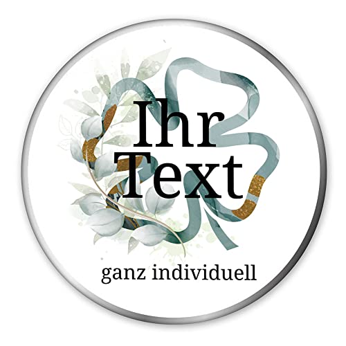STEMPEL-FABRIK – personalisierbare runde Dose mit Name oder Wunschtext – Aquarell Motiv mit grünem Kleeblatt – bedruckte Geschenkdose – ideale Keksdose, Metalldose, Plätzchendose STEMPEL-FABRIK – personalisierbare runde Dose mit Name oder Wunschtext – Aquarell Motiv mit grünem Kleeblatt – bedruckte Geschenkdose – ideale Keksdose, Metalldose, Plätzchendose von STEMPEL-FABRIK