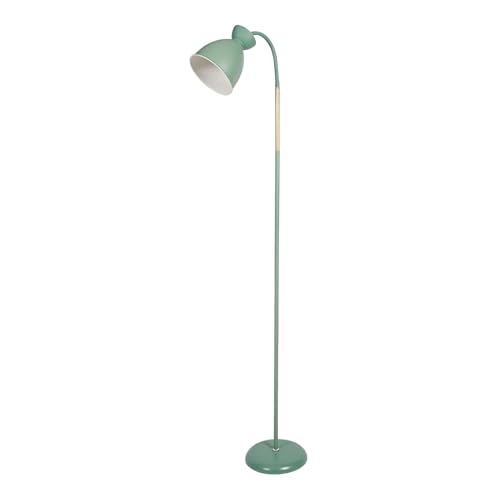 Anten Giraffe | Schwenkbare Stehlampe Pastel Grün | E27 Fassung MAX 60W | Höhe 159CM | Retro Metall-Stehleuchte | 1 Flammig | Für Wohnzimmer, Schlafzimmer und Arbeitszimmer von STEO