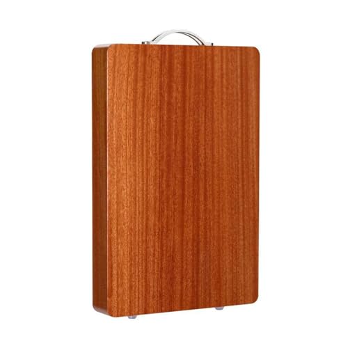 Schneidebrett Holzschneidebretter Ebenholz-Schneidebrett for die Küche Schneidebrett mit Griff Doppelseitige Schneidebretter for Fleisch, Obst, Gemüse(38cm/15.0in) von STEPHM
