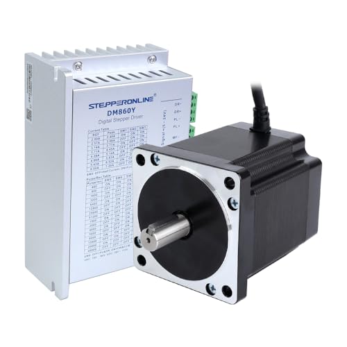 STEPPERONLINE 1 Achse CNC-Kit 8.0Nm 6.0A Nema 34 Schrittmotor & Treiber DM860Y CNC-Mühlrouter Drehroboter STEPPERONLINE 1 Achse CNC-Kit 8.0Nm 6.0A Nema 34 Schrittmotor & Treiber DM860Y CNC-Mühlrouter Drehroboter von STEPPERONLINE
