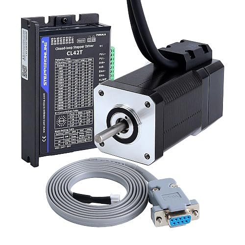 STEPPERONLINE 1 Achse Closed Loop Schrittmotor Kit 80Ncm 1000PPR Nema 17 Stepper Motor & Schrittmotor Treiber CL42T-V41 0–3,0A 24–48VDC für CNC Graviermaschine von STEPPERONLINE