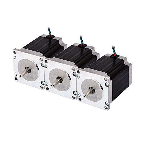 STEPPERONLINE 3 Stücke Nema 23 Schrittmotor Bipolar 1.8 Grad 1.9Nm 3A 57x57x76mm 4 Drähte für 3D DRUCKER/DIY CNC von STEPPERONLINE